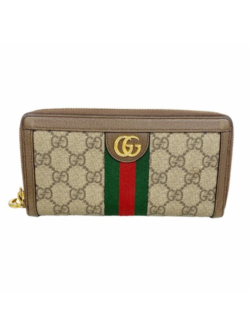 Gucci Wallet Ophidia Brown Gold